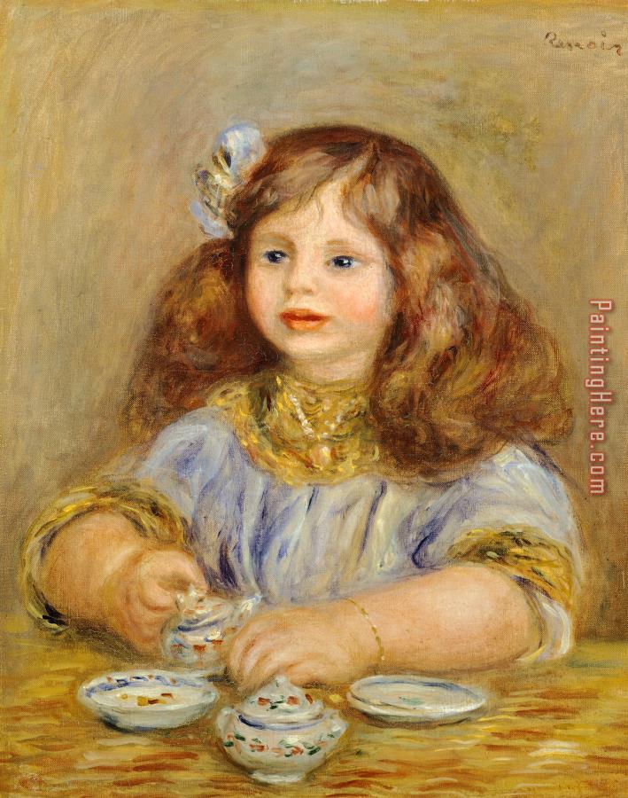 Pierre Auguste Renoir Portrait Of Genevieve Bernheim De Villiers